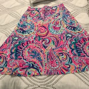 Lilly Pulitzer maxi skirt in Psychedelic Sunshine
